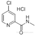 Chlorhydrate de 4-chloro-N-méthylpyridine-2-carboxamide CAS 882167-77-3